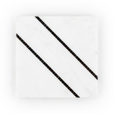 Jeffrey Court Park Place Ferry 6" x 6" Marble Mosaic