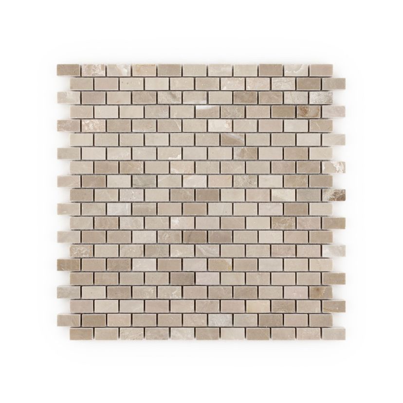 Jeffrey Court Park Place Brick 12" x 12" Marble Mosaic