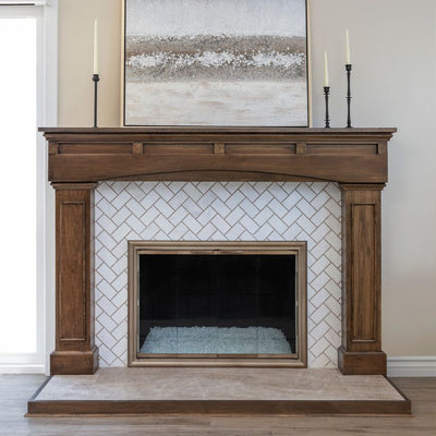 Jeffrey Court Park Place Gapstow 5.88" x 10" Marble Mosaic
