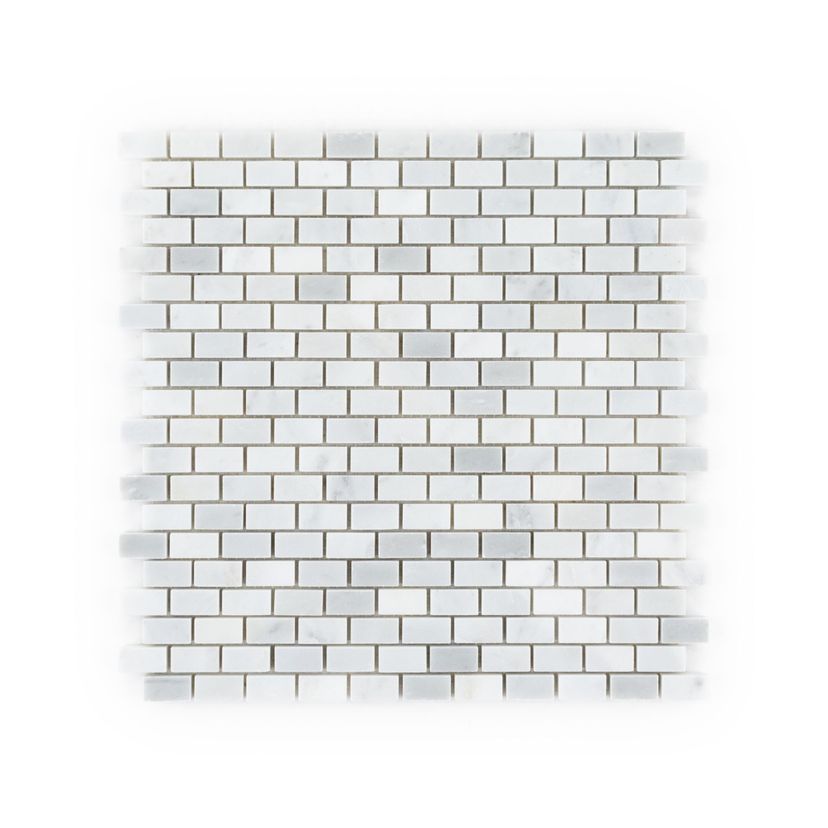 Jeffrey Court Park Place Brick 12" x 12" Marble Mosaic