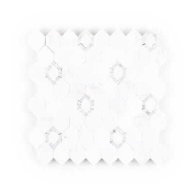 Jeffrey Court Park Place Perry Avenue 8" x 8" Marble Mosaic