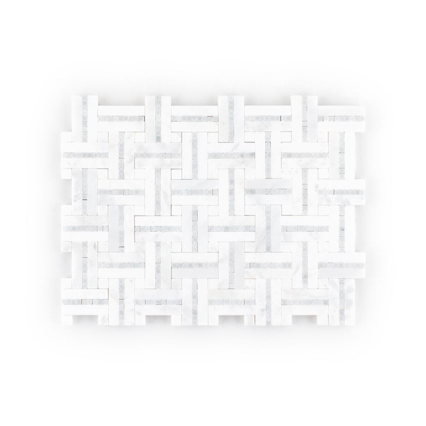 Jeffrey Court Park Place 8.25" x 11" Marble Mosaic