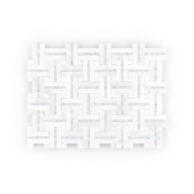 Jeffrey Court Park Place 8.25" x 11" Marble Mosaic