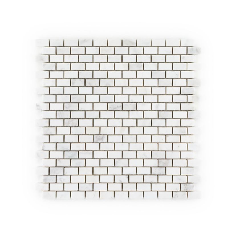 Jeffrey Court Park Place Brick 12" x 12" Marble Mosaic