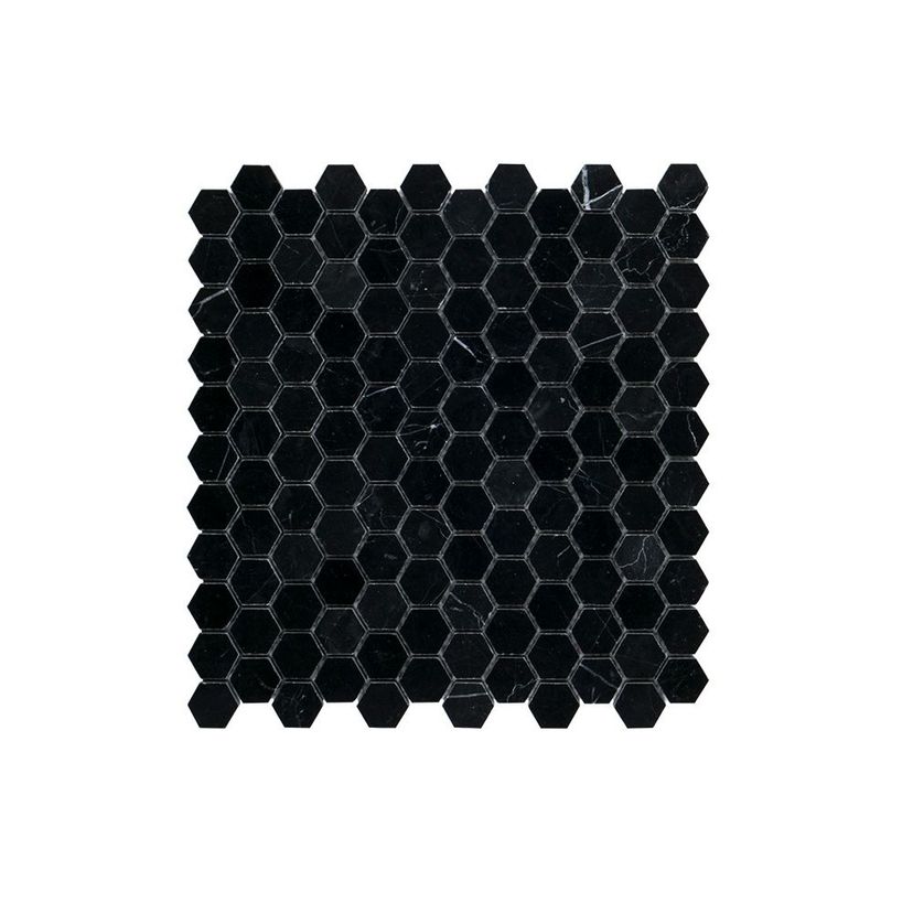 Jeffrey Court Rotunda 1" Hexagon 10.5" x 11" Marble Mosaic