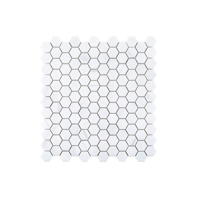 Jeffrey Court Rotunda 1" Hexagon 10.5" x 11" Marble Mosaic