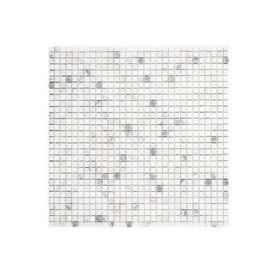 Jeffrey Court Rotunda 12.63" x 12.63" Marble Mosaic