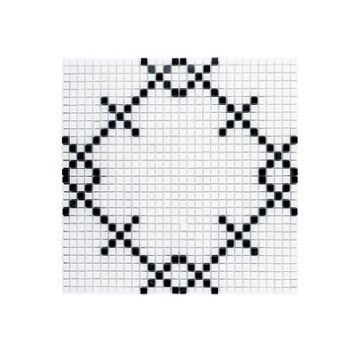 Jeffrey Court Rotunda Augusta 12.63" x 12.63" Marble Mosaic