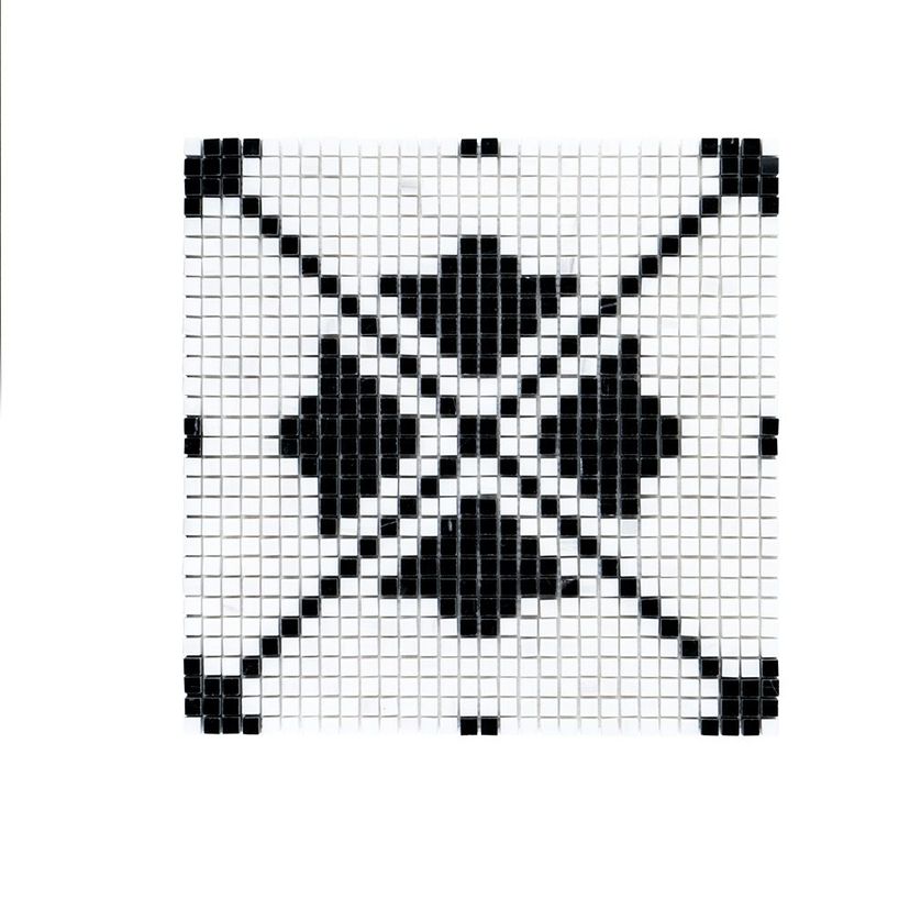 Jeffrey Court Rotunda Montpelier 12.63" x 12.63" Marble Mosaic