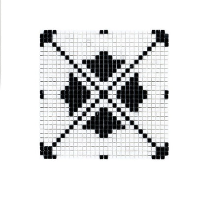 Jeffrey Court Rotunda Montpelier 12.63" x 12.63" Marble Mosaic