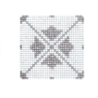 Jeffrey Court Rotunda Montpelier 12.63" x 12.63" Marble Mosaic
