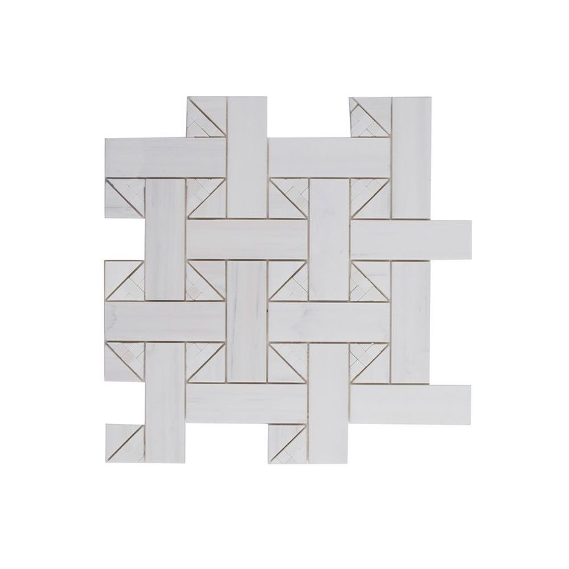 Jeffrey Court Rotunda Charleston 11.88" x 11.88" Marble Mosaic
