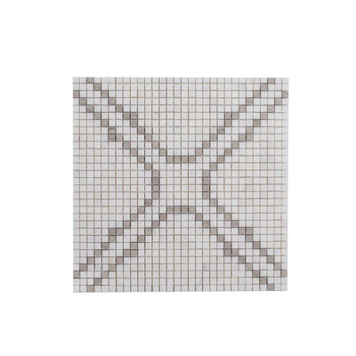 Jeffrey Court Rotunda Richmond 12.63" x 12.63" Marble Mosaic