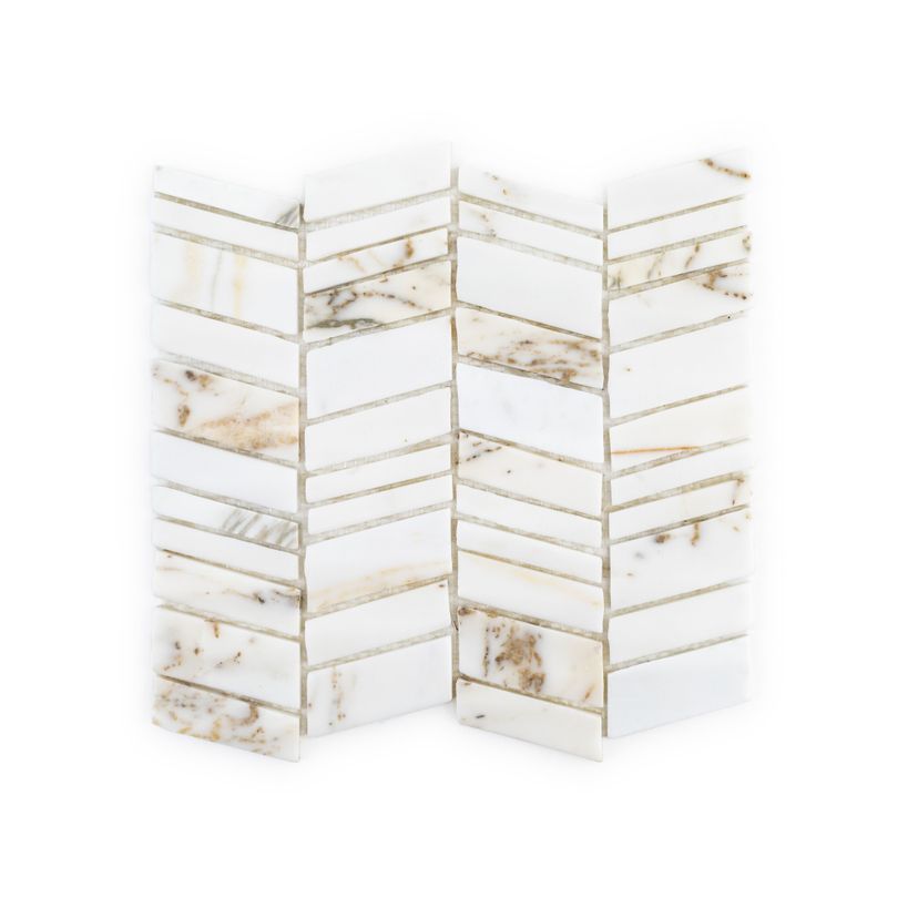 Jeffrey Court European Countryside 11.5" x 12.25" Marble Mosaic