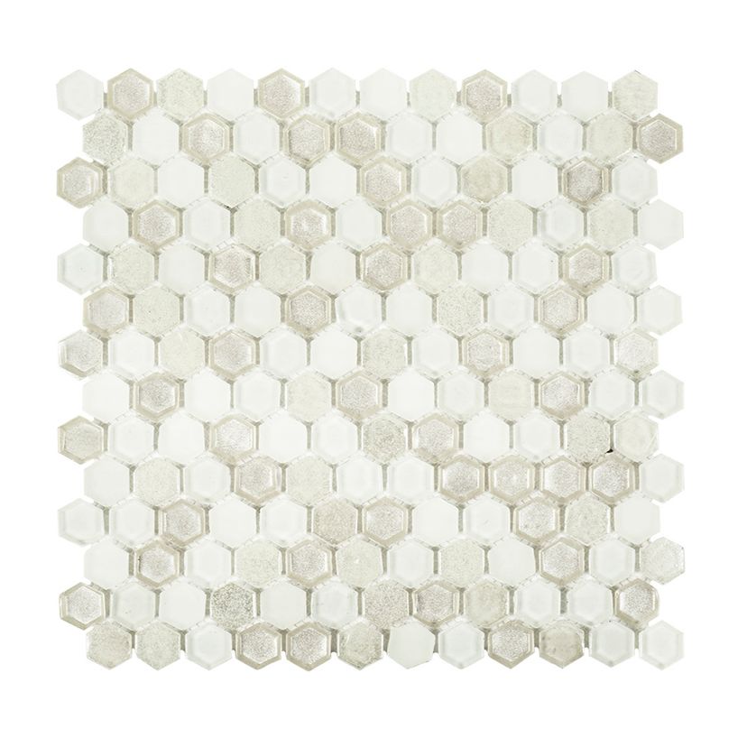 Jeffrey Court Suite Hexagon 11" x 11.25" Glass Mosaic