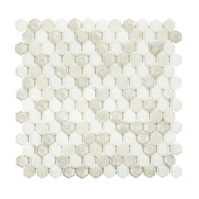 Jeffrey Court Suite Hexagon 11" x 11.25" Glass Mosaic