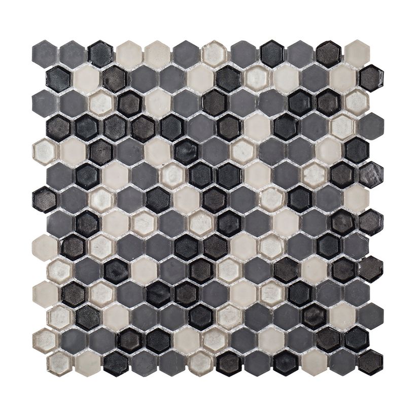 Jeffrey Court Suite Hexagon 11" x 11.25" Glass Mosaic