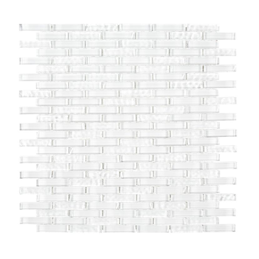 Jeffrey Court Suite Off-Set Brick 10.13" x 11.25" Glass Mosaic