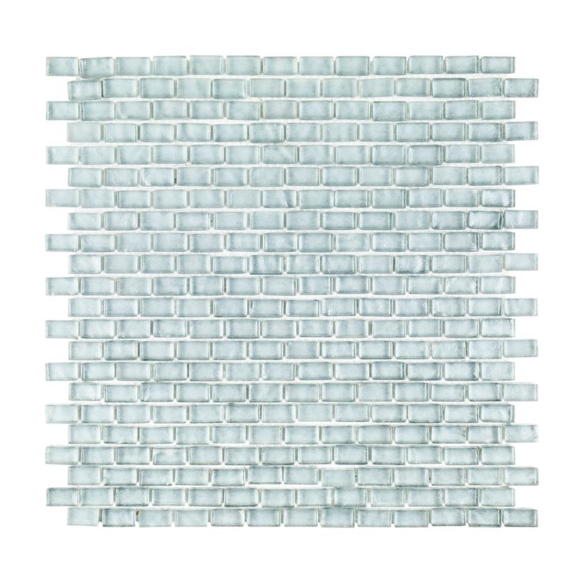 Jeffrey Court Suite Mini Off-Set Brick 11.13" x 12" Glass Mosaic