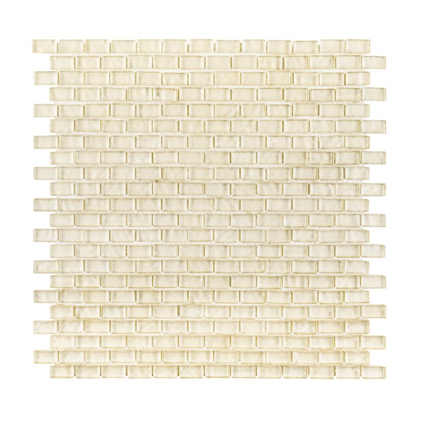 Jeffrey Court Suite Mini Off-Set Brick 11.13" x 12" Glass Mosaic