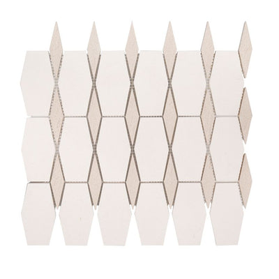 Jeffrey Court Align Harmony 11.5" x 13.13" Limestone Mosaic