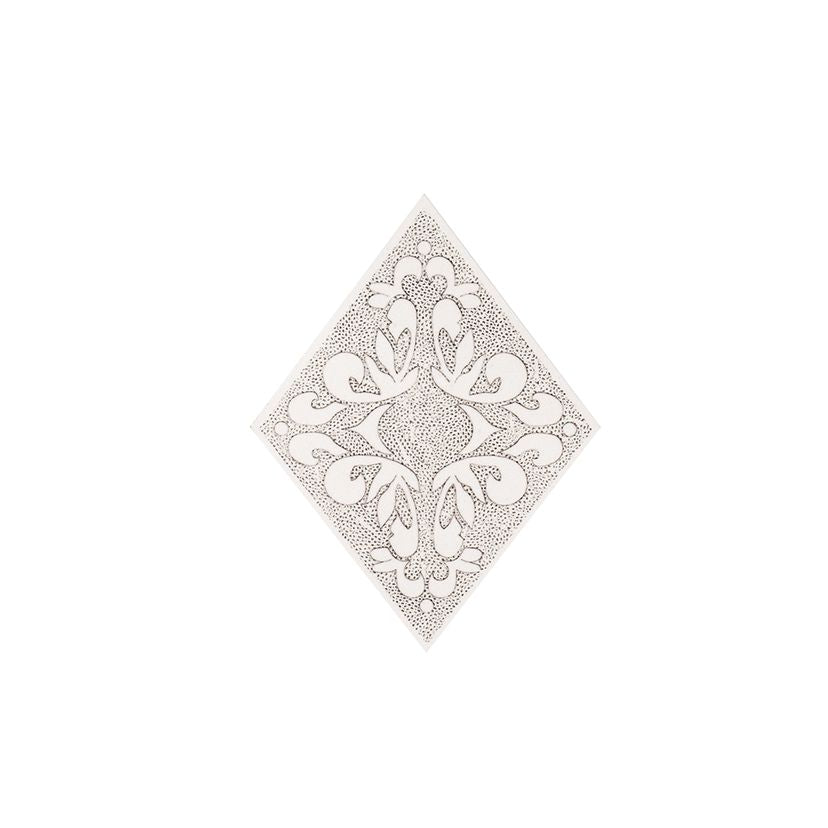 Jeffrey Court Align Diamond Deco 6" x 7.94" Limestone Tile