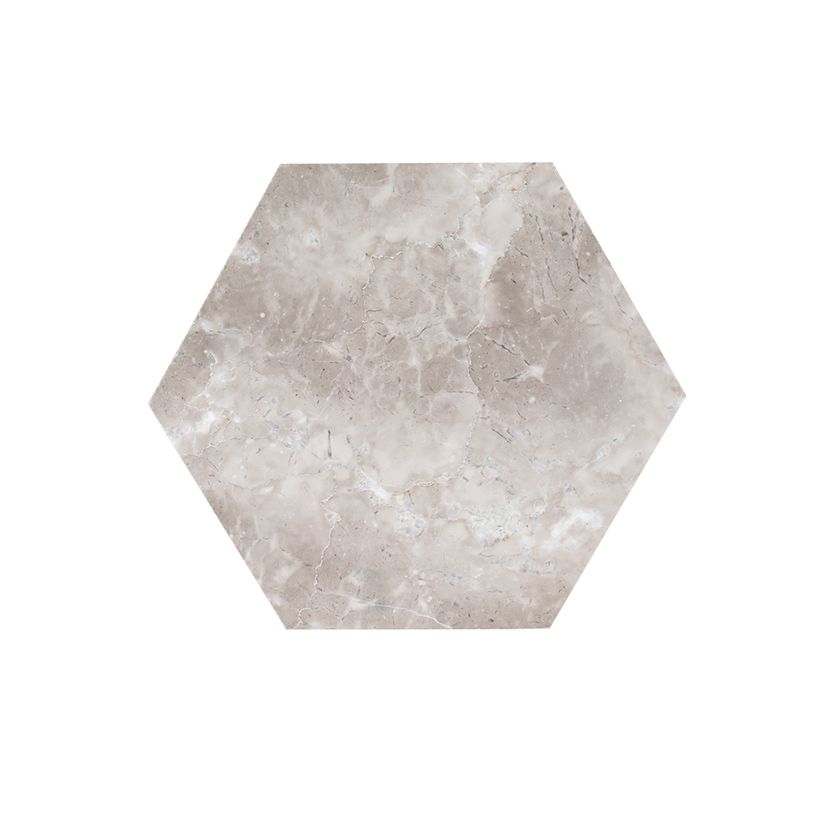 Jeffrey Court Align Hex 8" x 9.25" Marble Tile