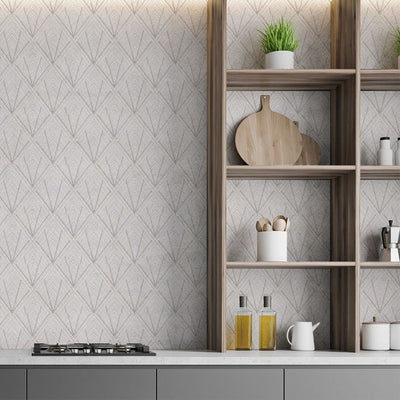 Jeffrey Court Align Diamond Deco 6" x 7.94" Limestone Tile