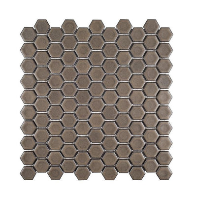 Jeffrey Court Ashland & Halsted 1" Hexagon 11.25" x 11.25" Porcelain Mosaic