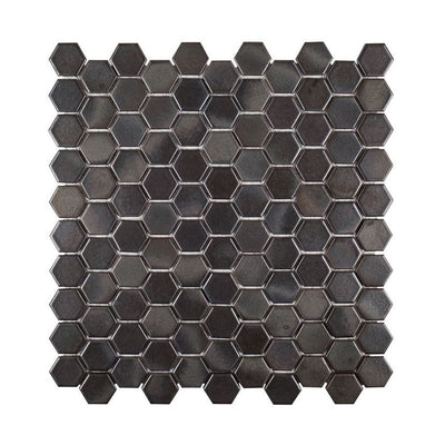 Jeffrey Court Ashland & Halsted 1" Hexagon 11.25" x 11.25" Porcelain Mosaic