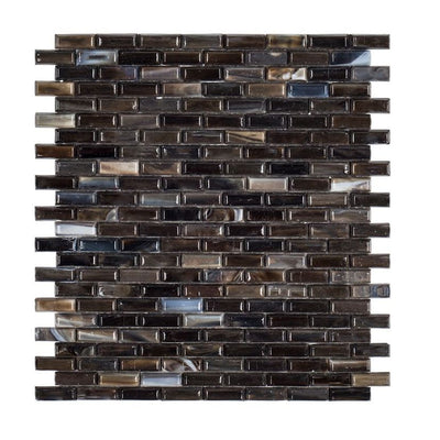 Jeffrey Court Ashland & Halsted 10.88" x 12.25" Recycled Glass Mosaic