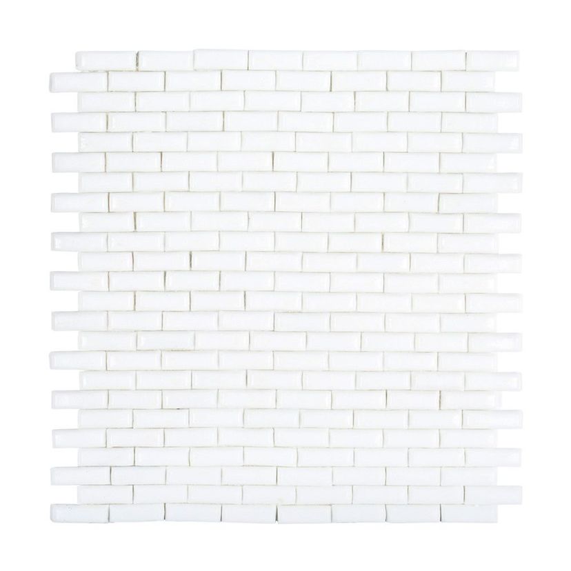 Jeffrey Court Ashland & Halsted 10.88" x 12.25" Recycled Glass Mosaic