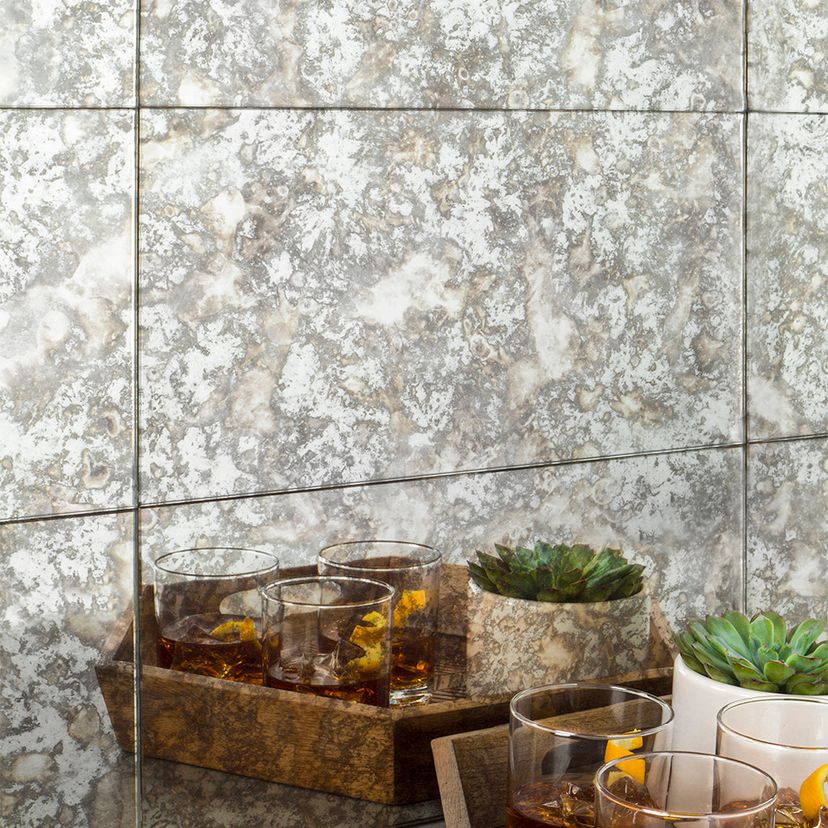 Jeffrey Court Ashland & Halsted 8" x 16" Mirror Glass Tile