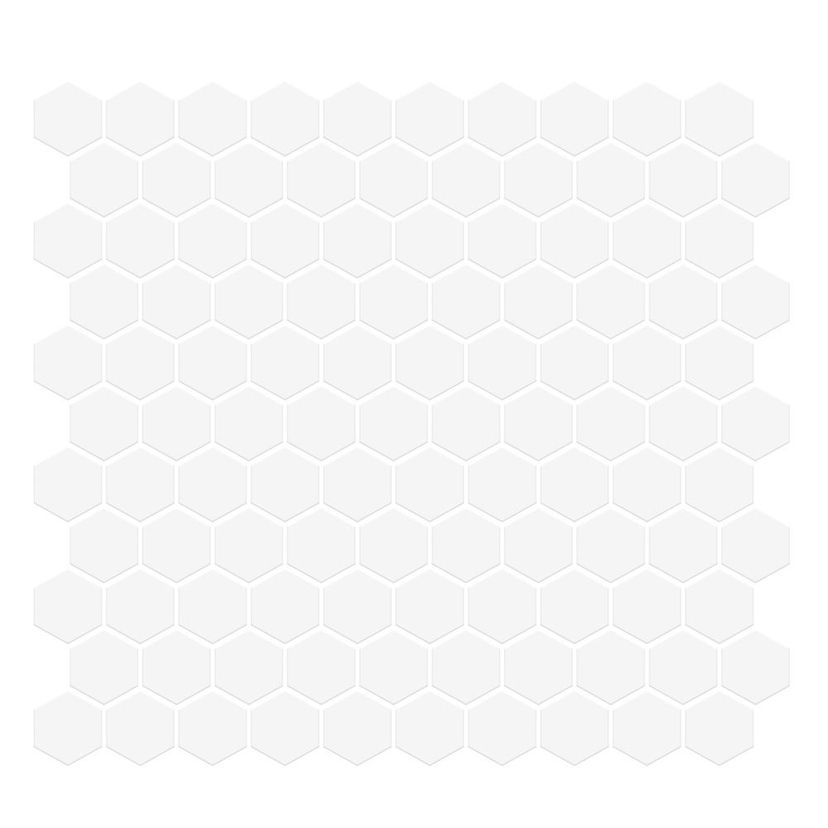 Jeffrey Court Vintage Studio 1" Hexagon 11" x 11.38" Porcelain Mosaic