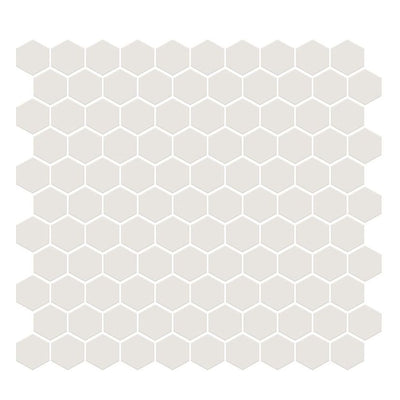 Jeffrey Court Vintage Studio 1" Hexagon 11" x 11.38" Porcelain Mosaic