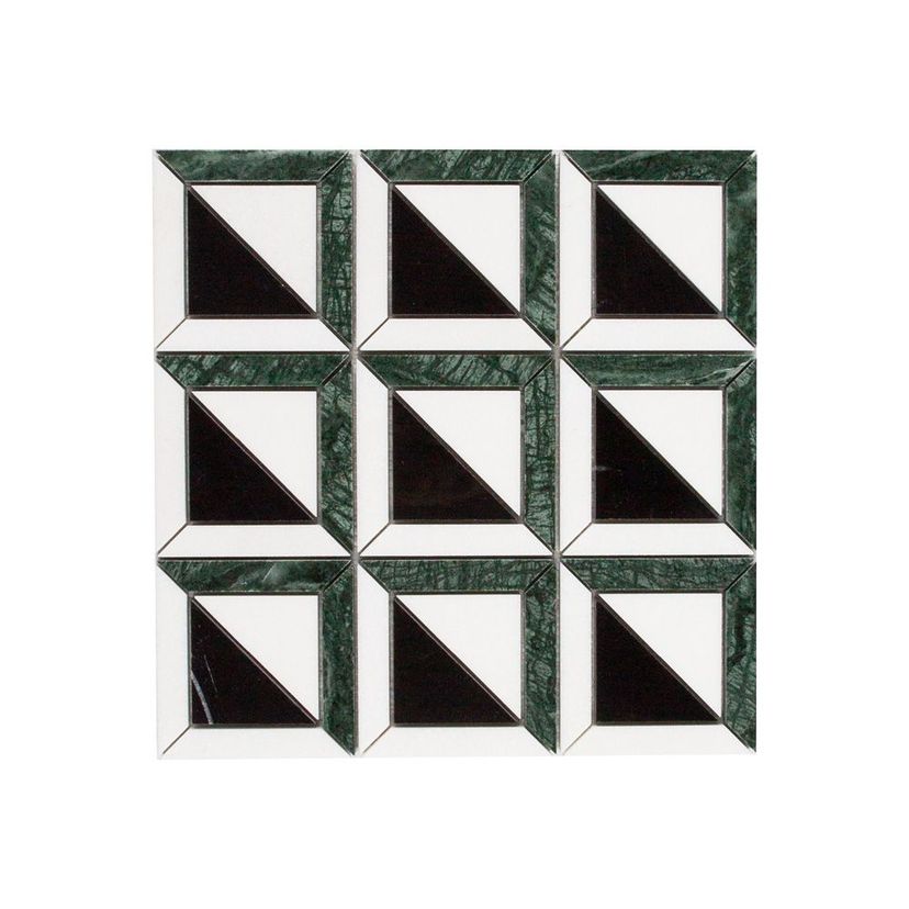 Jeffrey Court Eternal 11.88" x 11.88" Marble Mosaic