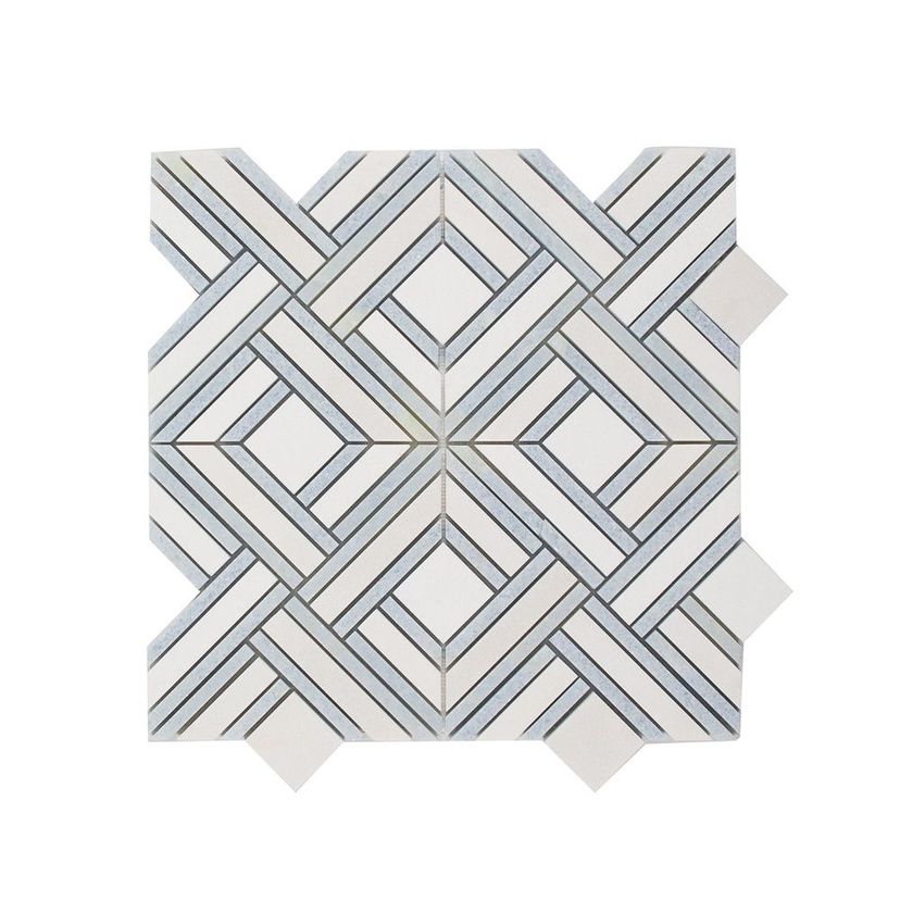 Jeffrey Court Eternal 12.75" x 12.75" Marble Mosaic