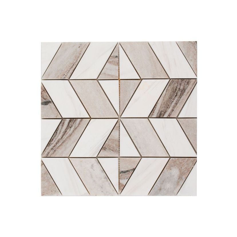 Jeffrey Court Eternal 12" x 12" Marble Mosaic