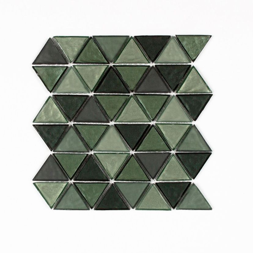 Jeffrey Court Eternal 10.98" x 11.77" Glass Mosaic