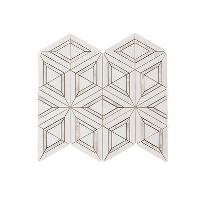 Jeffrey Court Eternal 10.5" x 12" Mother of Pearl & Marble Mosaic