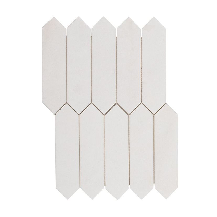 Jeffrey Court Eternal 9.75" x 13.63" Marble Mosaic