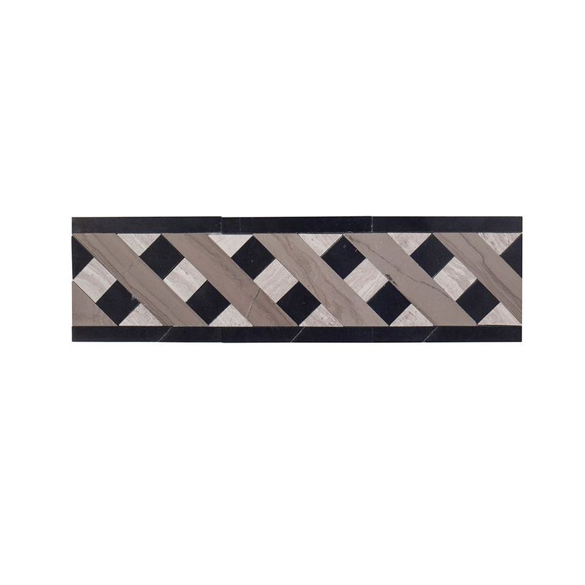 Jeffrey Court Stream Stone 3" x 11" Limestone & Marble Listel