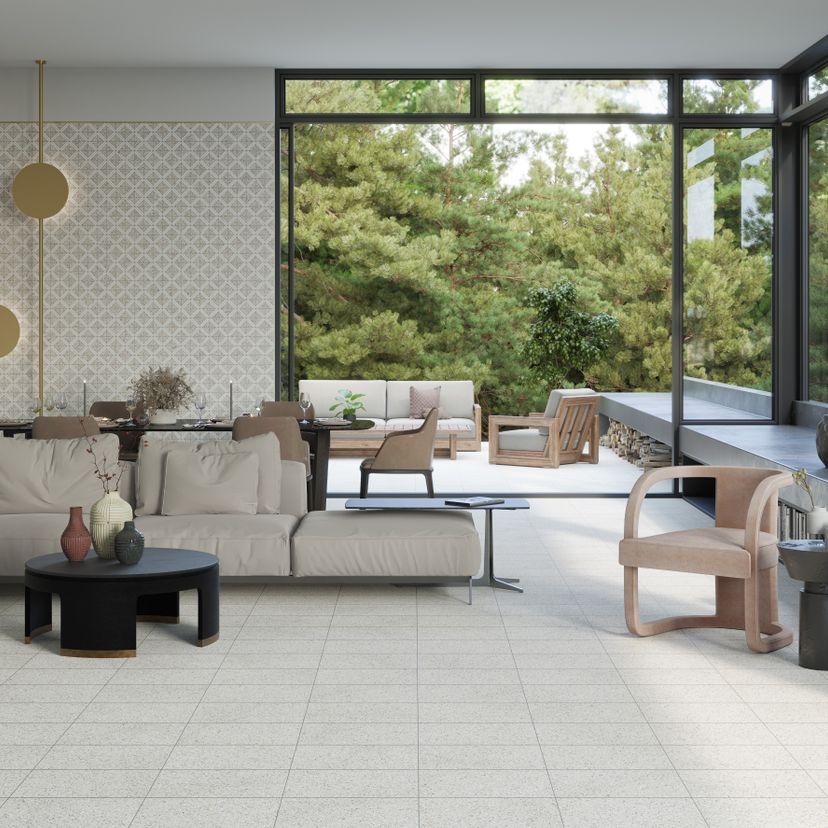 Jeffrey Court Modern Mixer Cloven 12" x 12" Terrazzo Mosaic