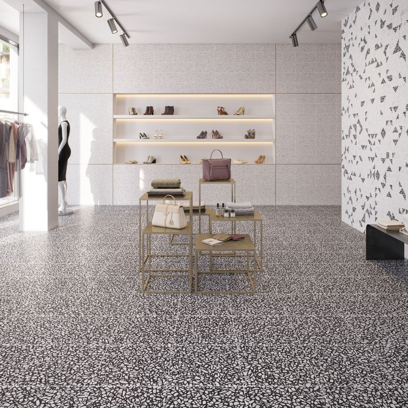 Jeffrey Court Modern Mixer Sunder 12" x 12" Terrazzo Mosaic