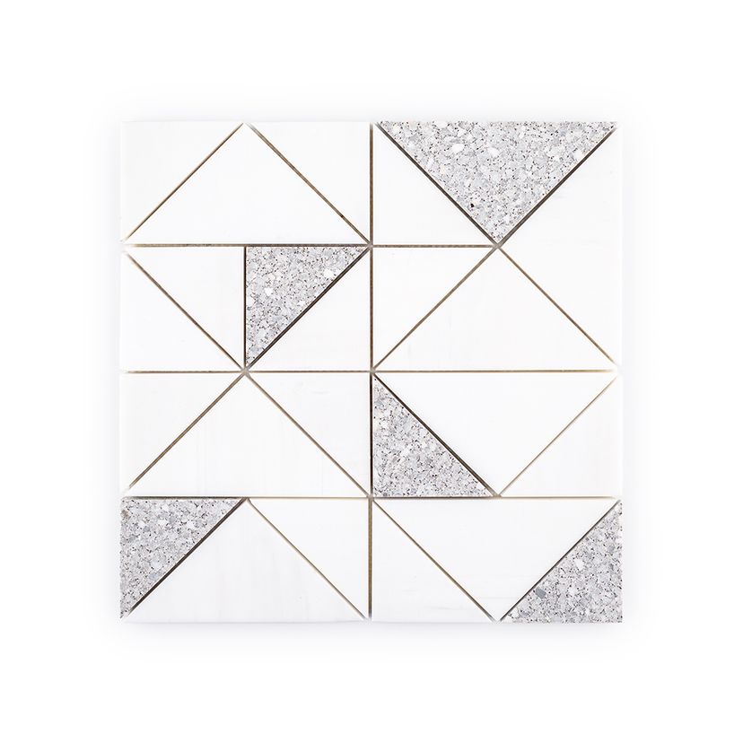 Jeffrey Court Modern Mixer Sunder 12" x 12" Terrazzo Mosaic