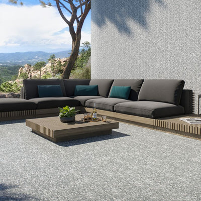 Jeffrey Court Modern Mixer Chevron 8.38" x 16.13" Terrazzo Mosaic