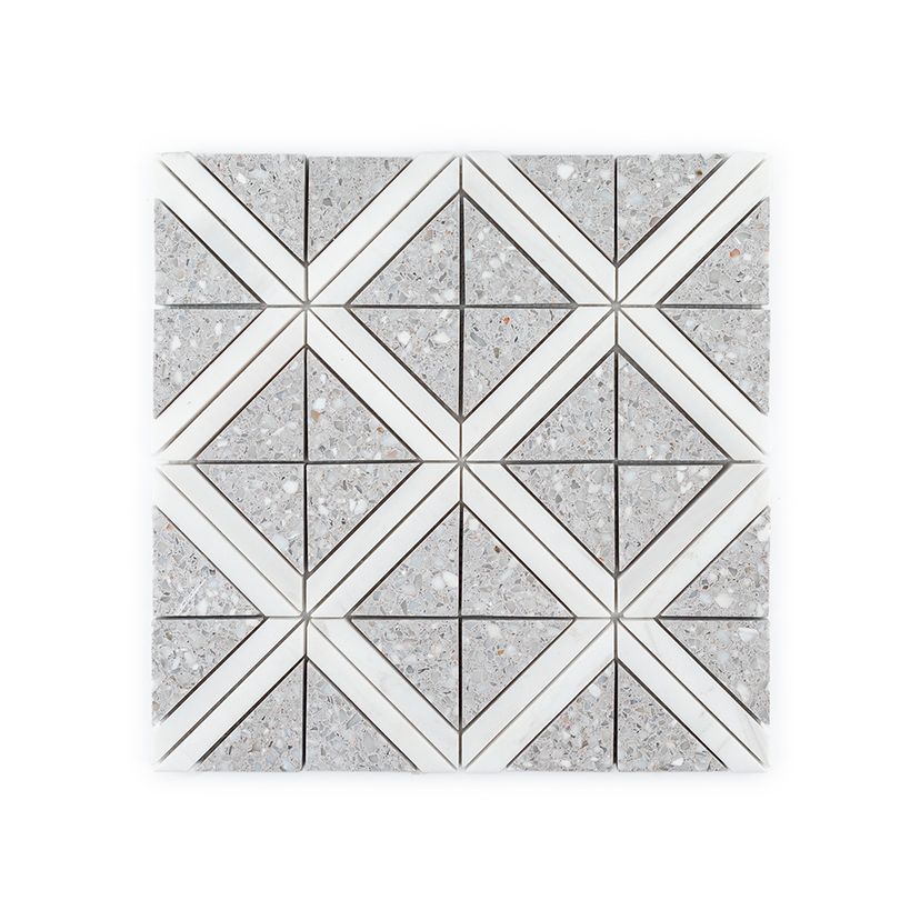 Jeffrey Court Modern Mixer Cloven 12" x 12" Terrazzo Mosaic