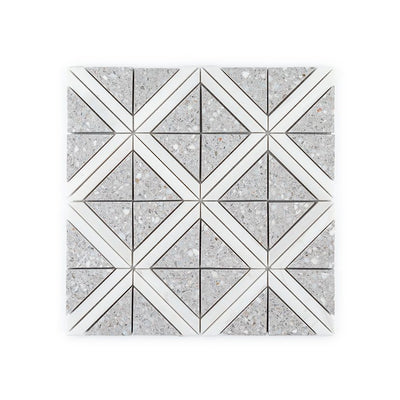 Jeffrey Court Modern Mixer Cloven 12" x 12" Terrazzo Mosaic