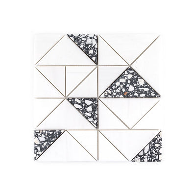 Jeffrey Court Modern Mixer Sunder 12" x 12" Terrazzo Mosaic