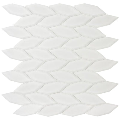 Jeffrey Court Reef Nori 10.88" x 12.5" Glass Mosaic
